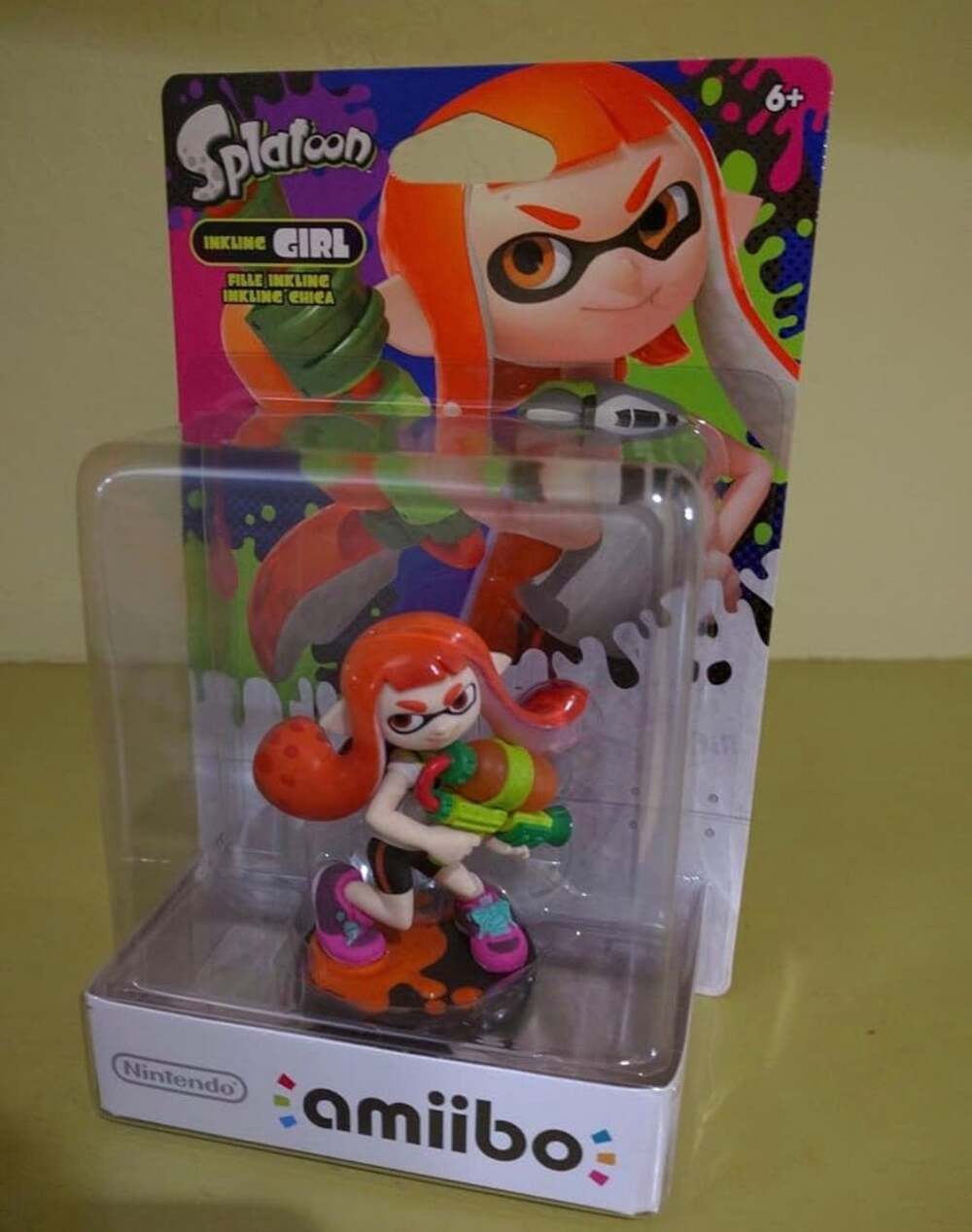 Nintendo Amiibo Splatoon Inkling Girl Figure Orange Hair US Version